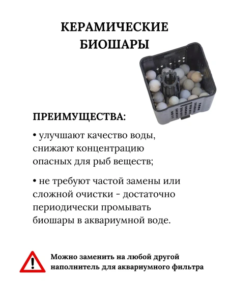 фильтр для аквариума внутренний 100 л